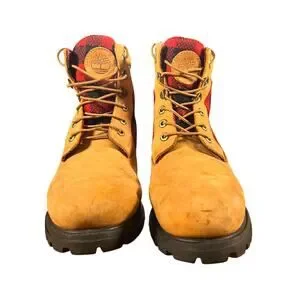 Timberland 6” Boots Mens 10.5 Wheat Leather Buffalo Plaid Flannel 45026 Timberland | Shoes | Timberland 6 Boots Mens 5 Wheat Leather  main image 2